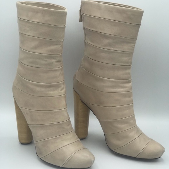 Louis Vuitton High Heel Booties Boots Leather - Picture 4 of 8